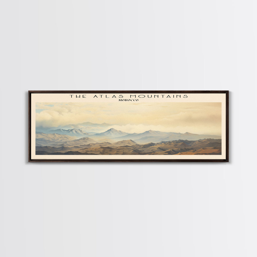 The Atlas Mountains Wall Art Travel Poster Print, Gift For Travel Lover, Vacation Gift, COUNTRY Wall Art, Home Decor, Original Art