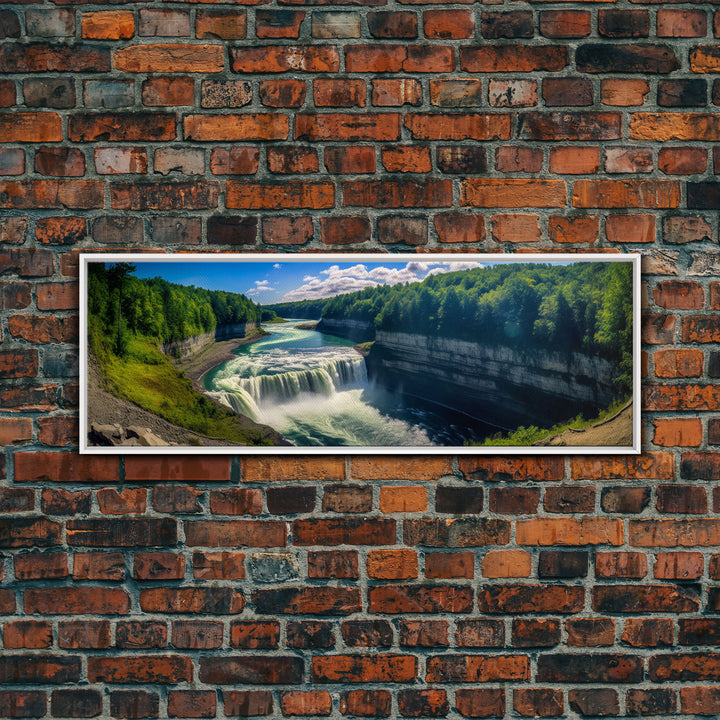 Panoramic Print of Letchworth State Park, Extra Large Wall Art, Panoramic Wall Art, Panoramic Landscape Print, Landscape Photography