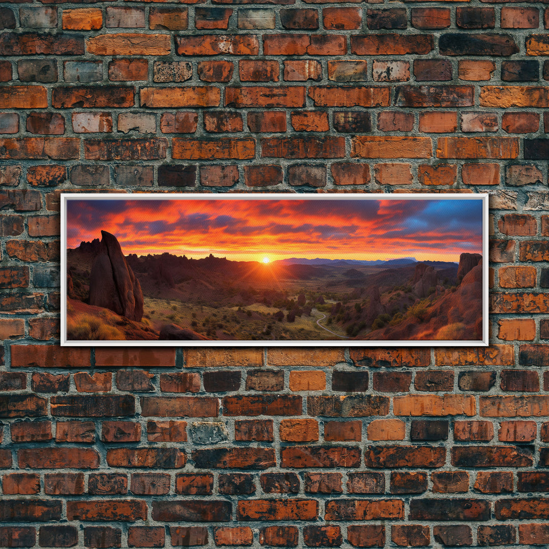 Panoramic Print of Pinnacles National Park Extra Large Wall Art, Panoramic Wall Art, Panoramic Landscape Print, Landscape Photography