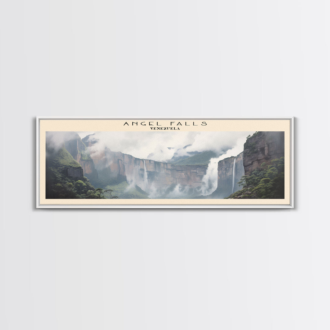 Angel Falls Wall Art Travel Poster Print, Gift For Travel Lover, Vacation Gift, Venezuela Wall Art, Home Decor, Original Art