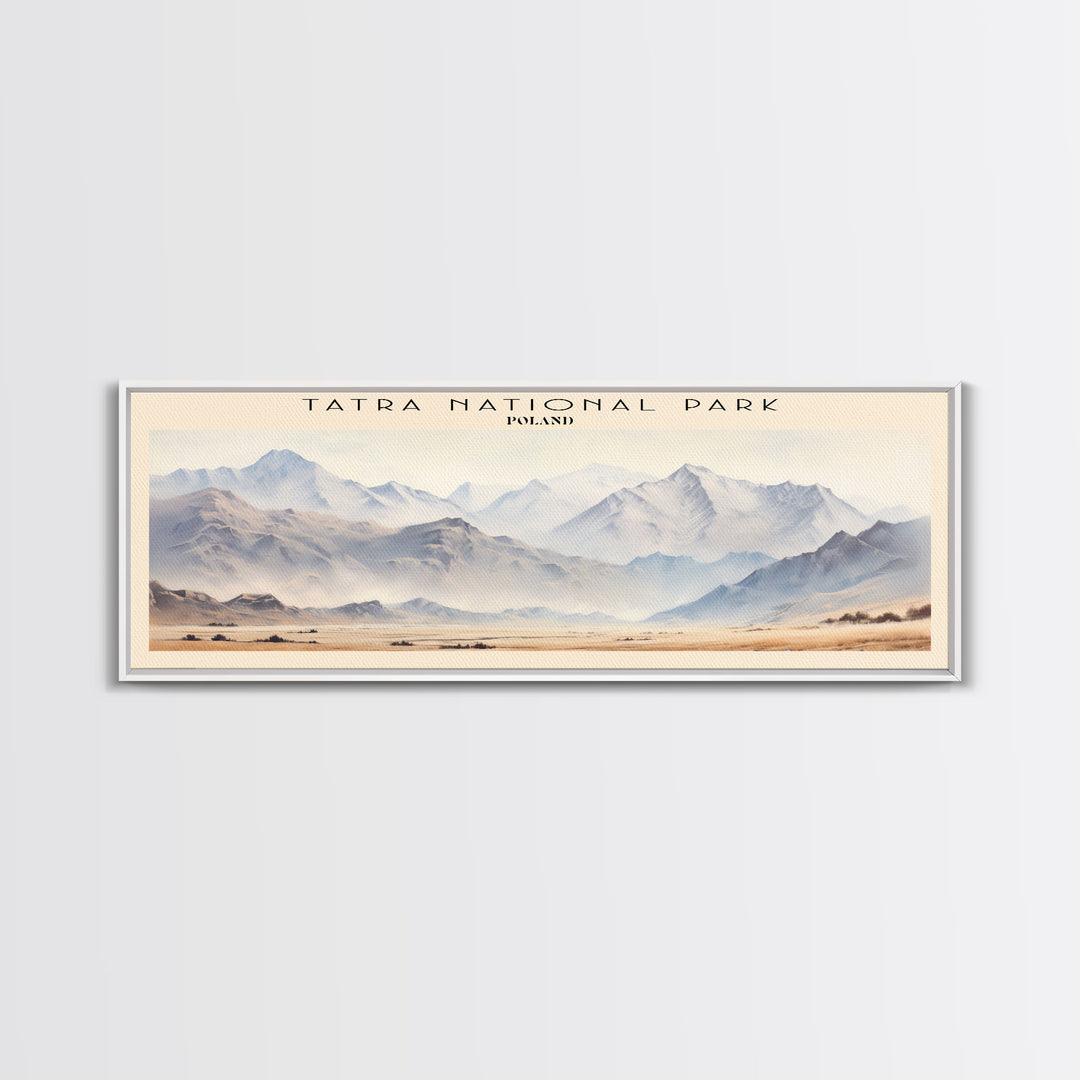 Tatra National Park Travel Poster Print, Framed Canvas Wall Art, Metal Wall Art, COUNTRY art, Gift For Him, Travel Wall Art, Travel Lover Gift