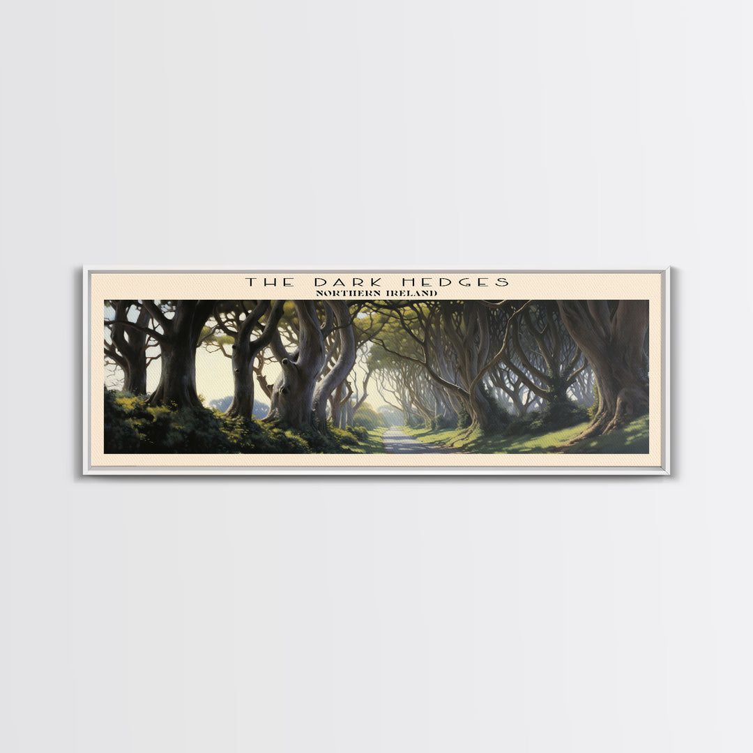 The Dark Hedges Wall Art Travel Poster Print, Gift For Travel Lover, Vacation Gift, COUNTRY Wall Art, Home Decor, Original Art