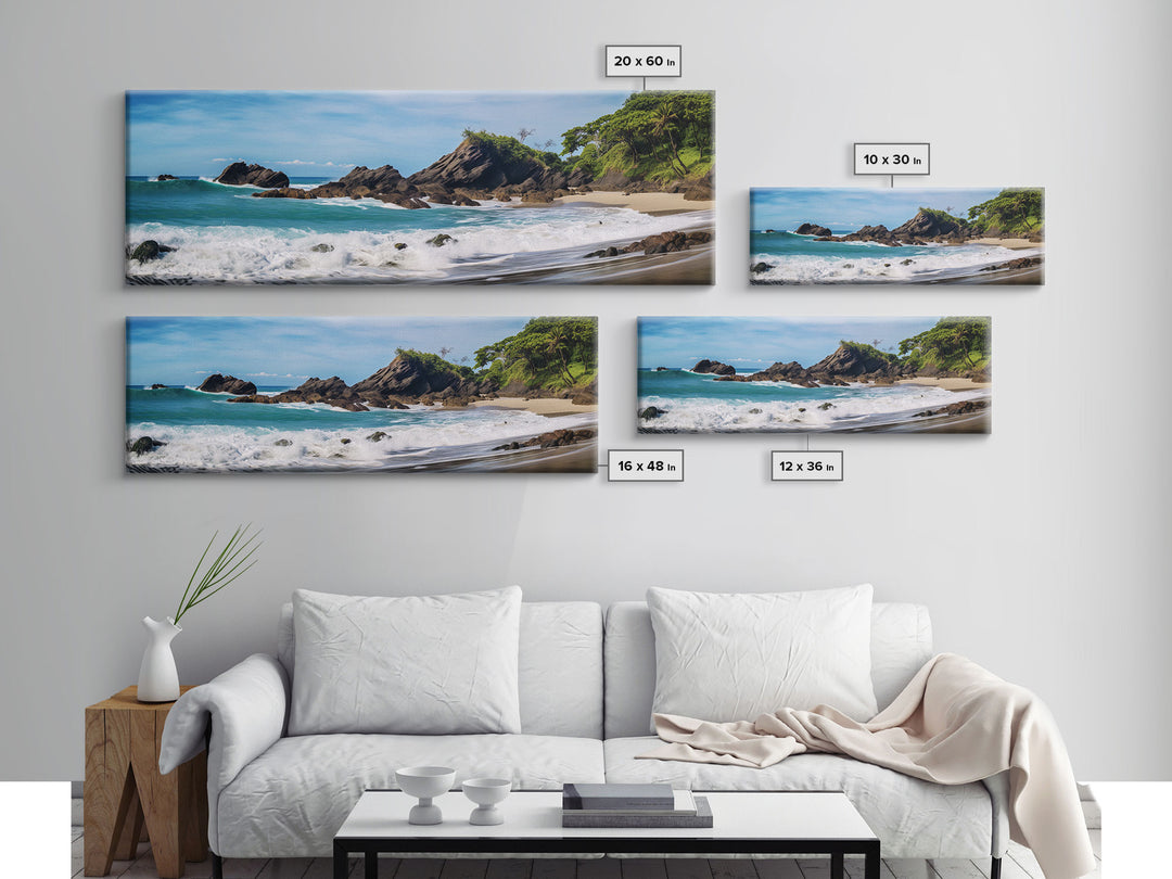 Panoramic of the Beaches of Costa Rica, Extra Large Wall Art, Panoramic Wall Art, Panoramic Print, Landscape Photography, Landscape Print