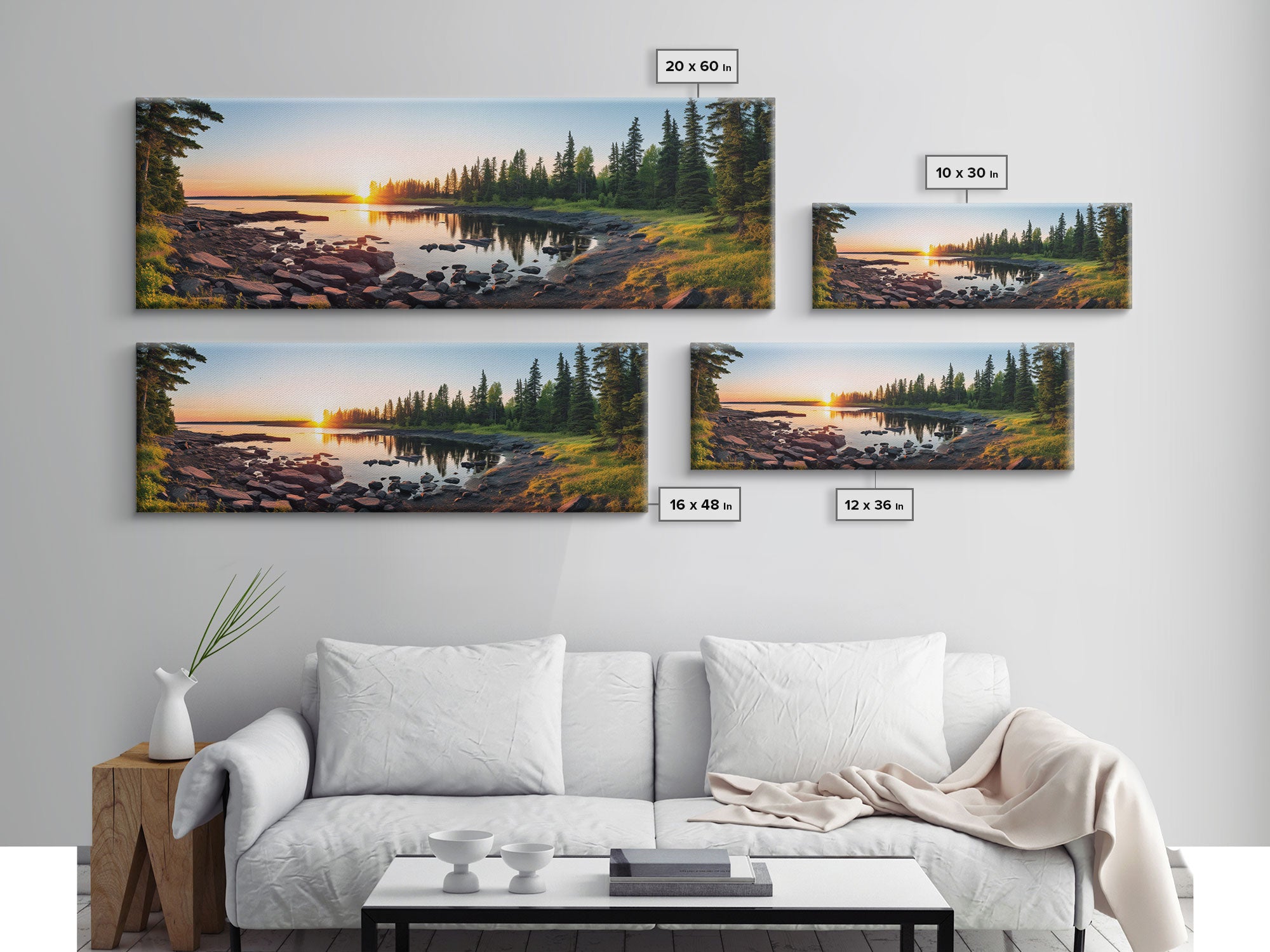 Panoramic of Isle Royale National Park, Extra Large Wall Art, Panoramic Wall Art, Panoramic Print, Landscape Photography Landscape