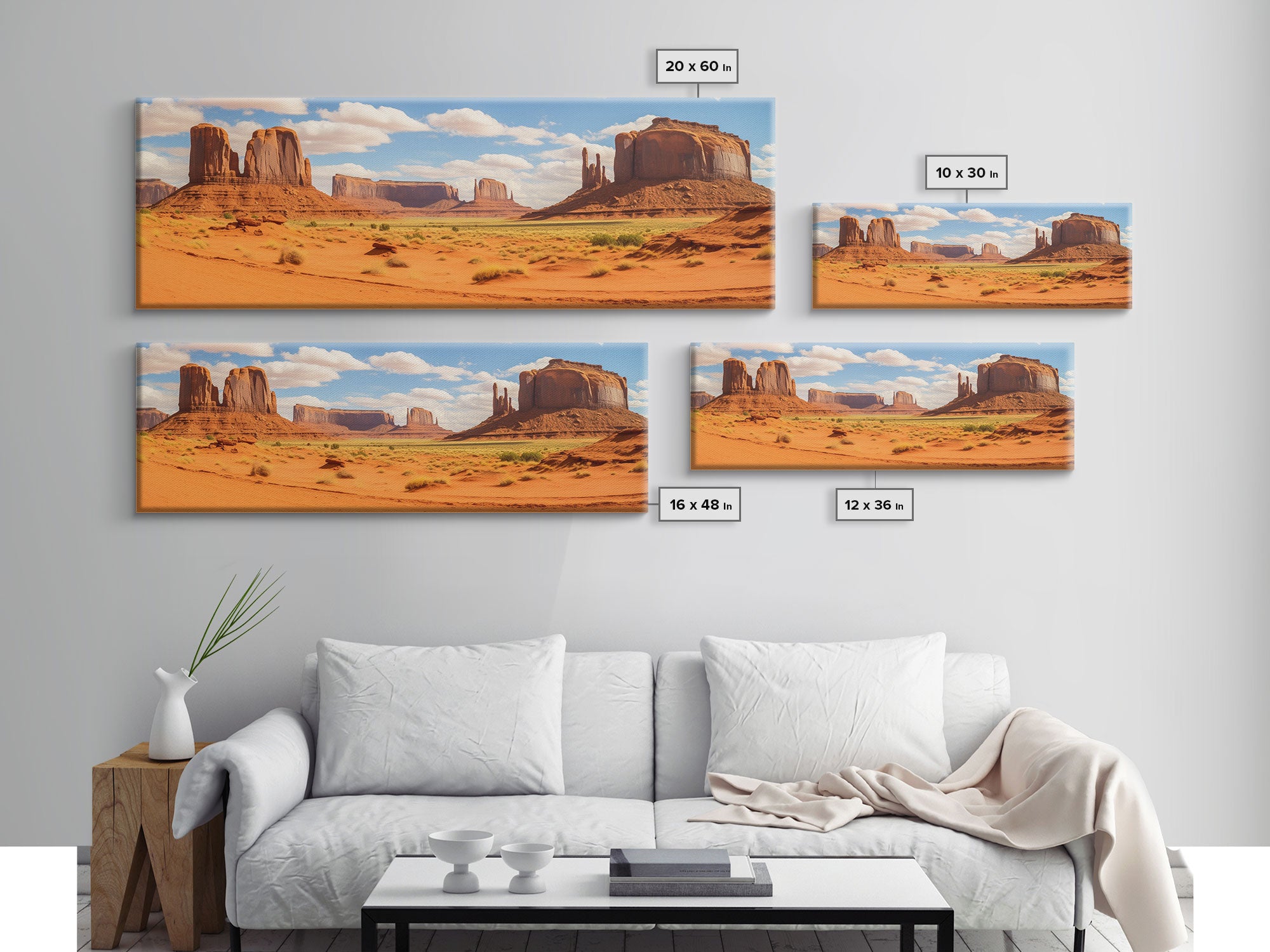 Panoramic Print of Monument Valley Navajo County Extra Large Wall Art, Panoramic Wall Art, Panoramic Landscape Print, Landscape Photography