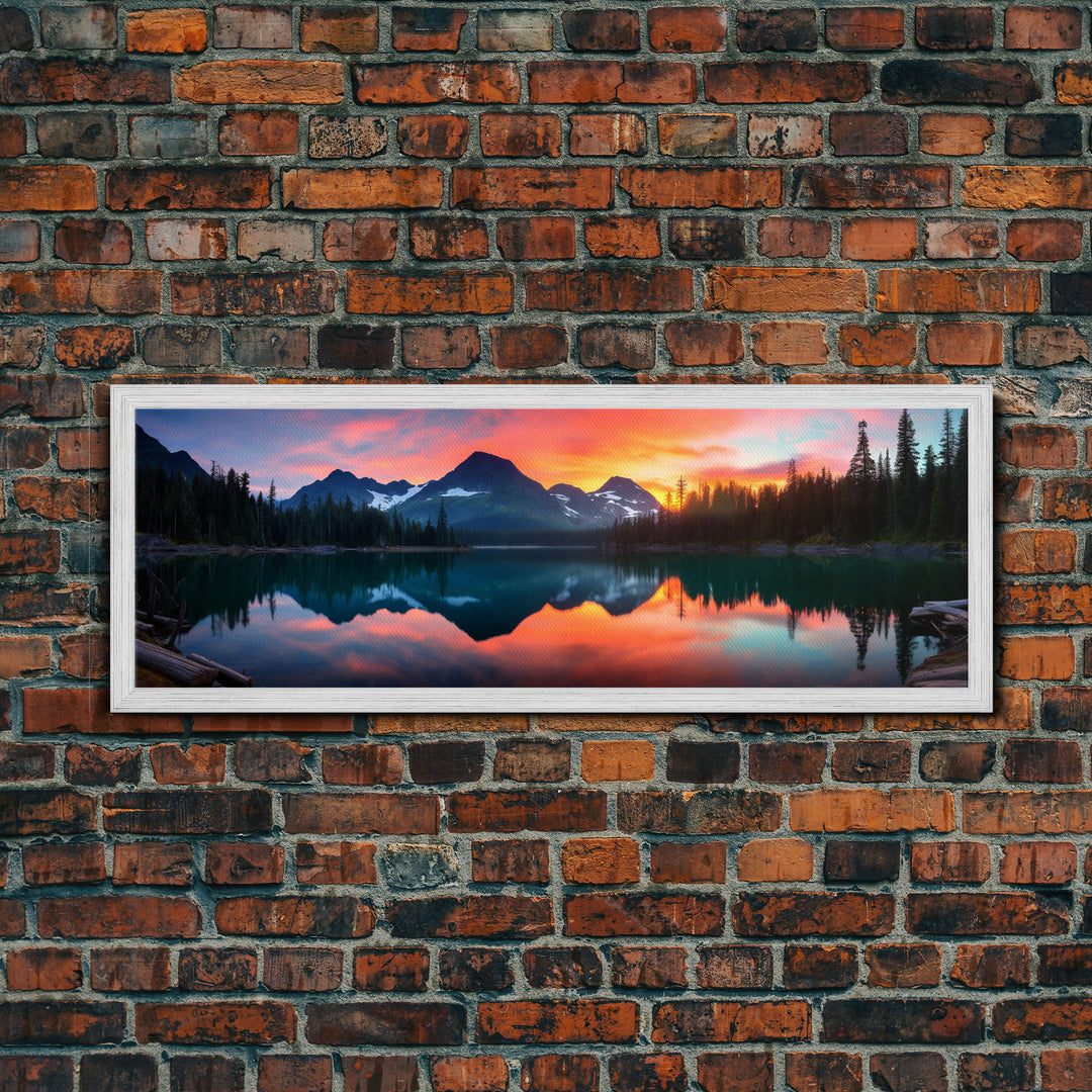 Panoramic Print of North Cascades National Park Extra Large Wall Art, Panoramic Wall Art, Panoramic Landscape Print, Landscape Photography