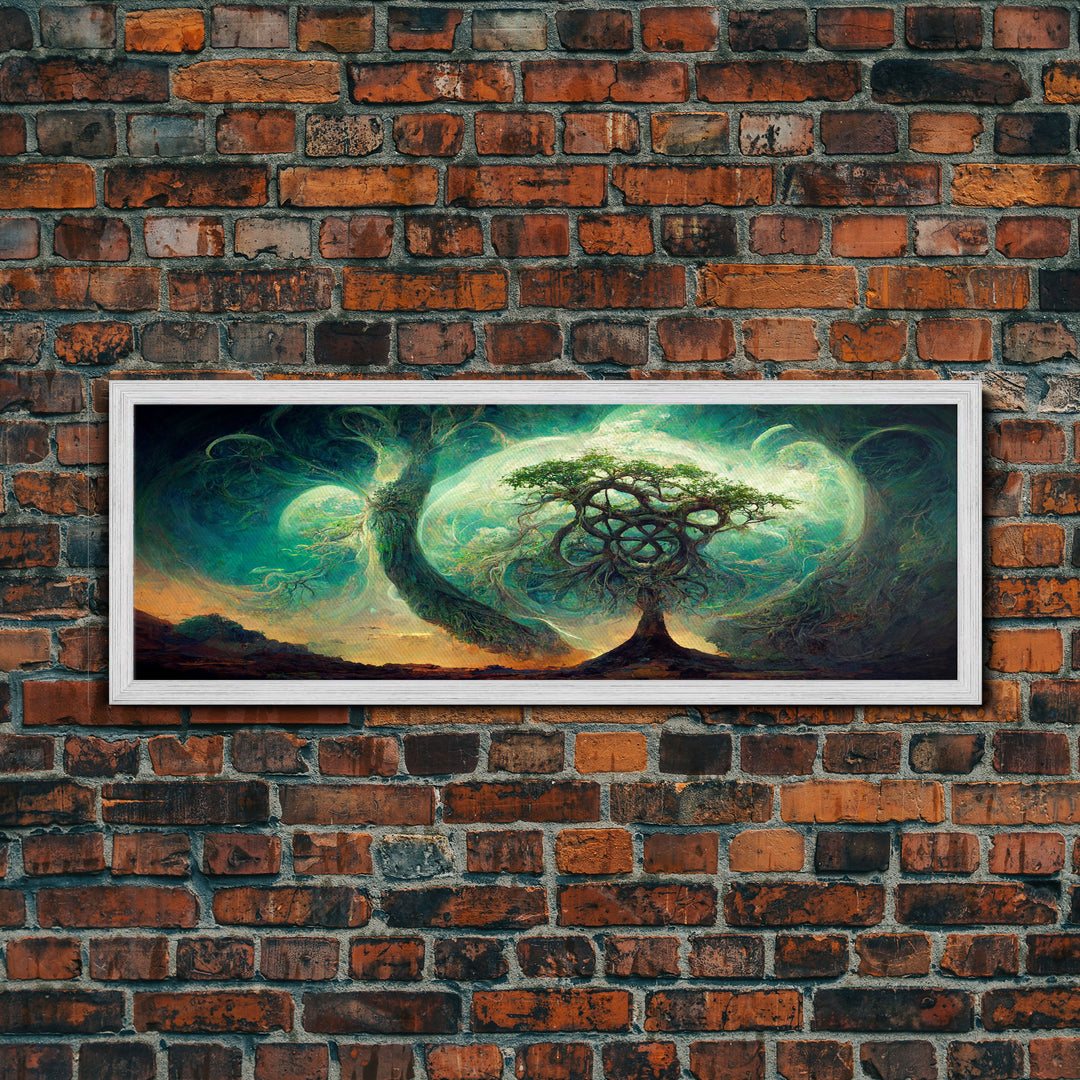 Tree Of Life, Abstract Trees Roots Nature Green Fine Art Print, Wall Art Print, Wall Décor, Wall Poster, Fantasy Art