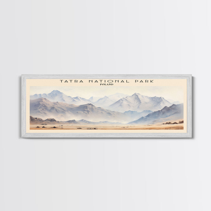 Tatra National Park Travel Poster Print, Framed Canvas Wall Art, Metal Wall Art, COUNTRY art, Gift For Him, Travel Wall Art, Travel Lover Gift