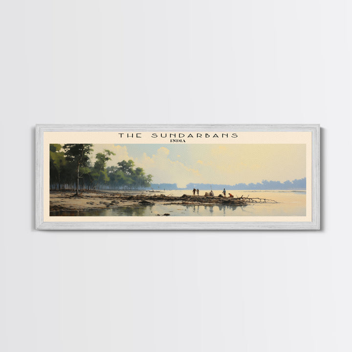 The Sundarbans Travel Poster Print, Framed Canvas Wall Art, Metal Wall Art, COUNTRY art, Gift For Him, Travel Wall Art, Travel Lover Gift