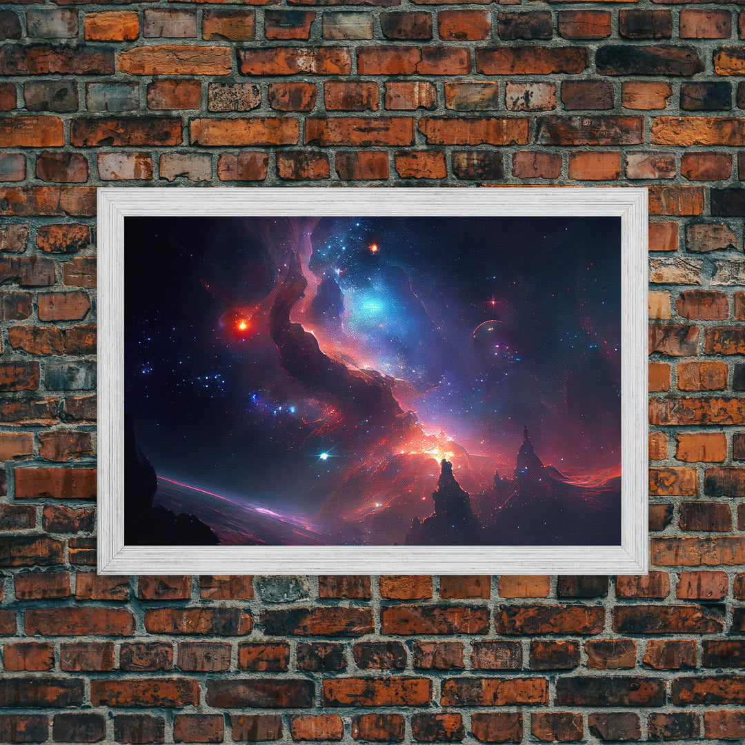 Galaxy Space Stars Universe Fine Art Print, Wall Art Print, Wall Poster, Wall Décor