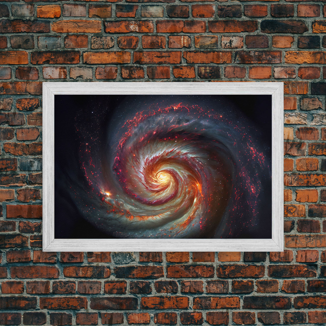 Nebula Supernova Space Swirl Of Stars Fine Art Print, Wall Art Print, Wall Poster, Wall Décor