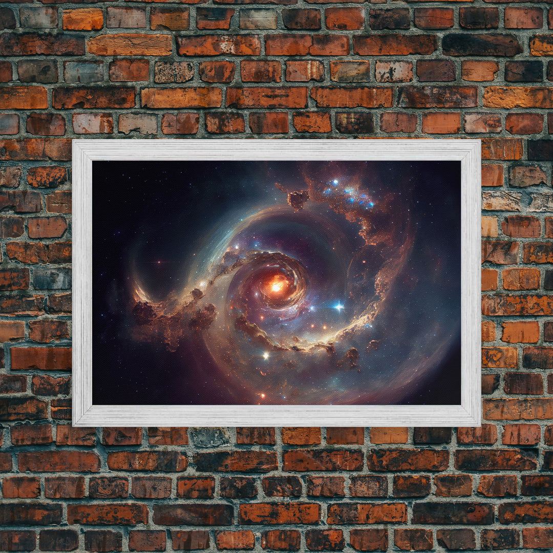 Galaxy Solar System Stars Swirl Space Fine Art Print, Wall Art Print, Wall Poster, Wall Décor