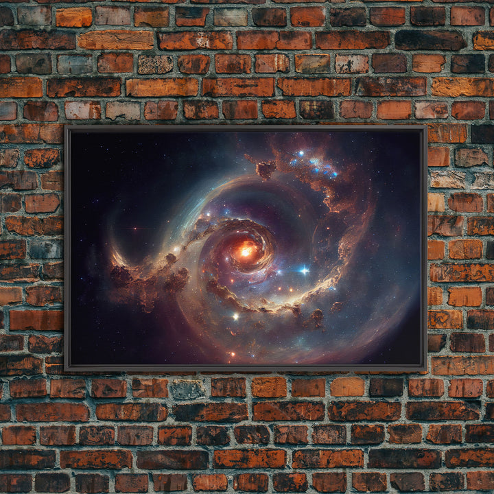 Galaxy Solar System Stars Swirl Space Fine Art Print, Wall Art Print, Wall Poster, Wall Décor