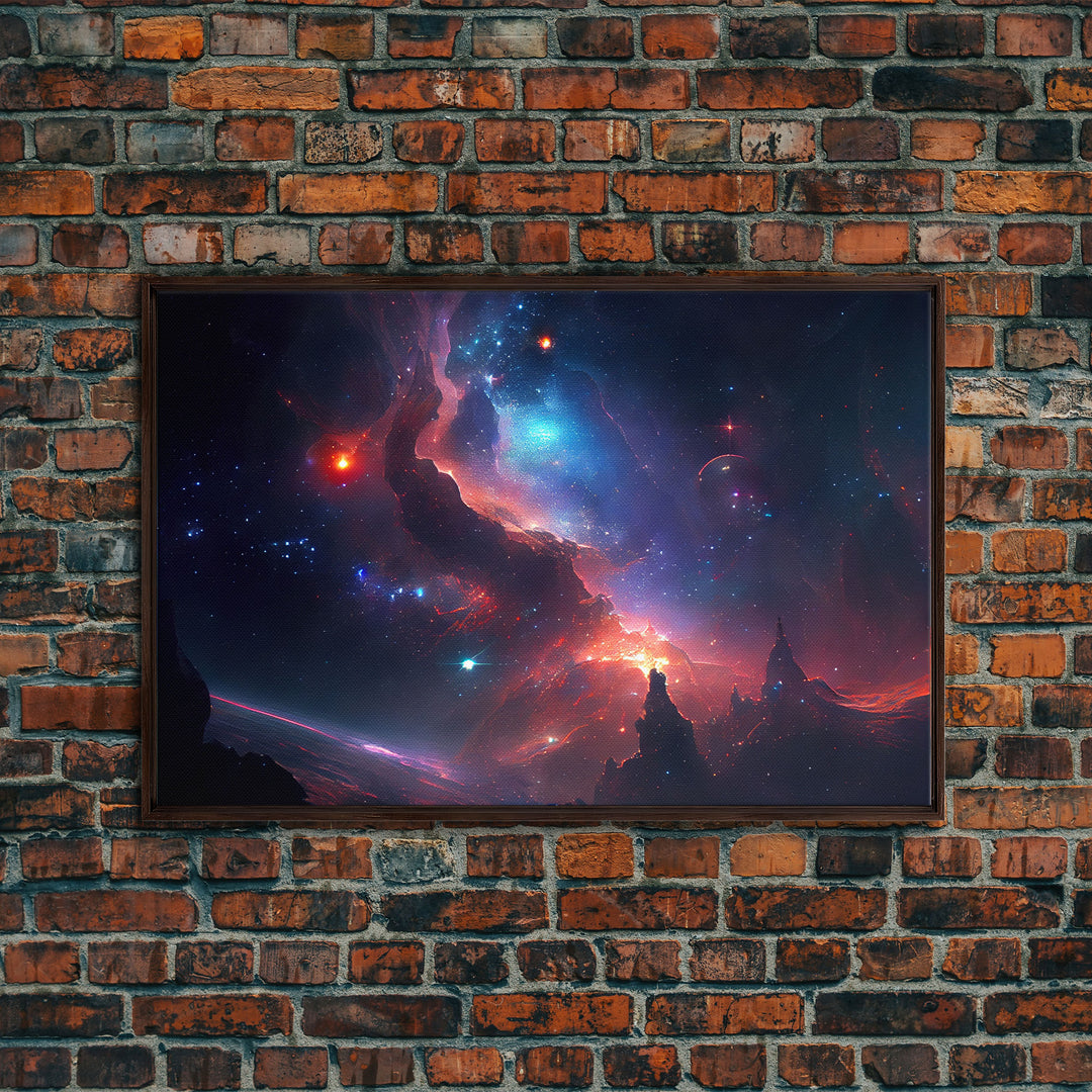 Galaxy Space Stars Universe Fine Art Print, Wall Art Print, Wall Poster, Wall Décor