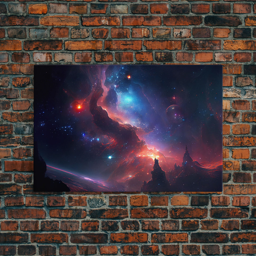 Galaxy Space Stars Universe Fine Art Print, Wall Art Print, Wall Poster, Wall Décor