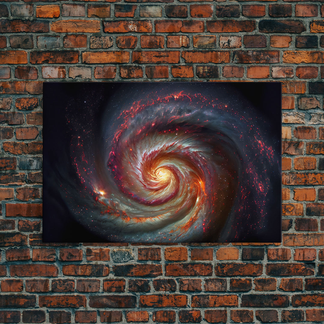 Nebula Supernova Space Swirl Of Stars Fine Art Print, Wall Art Print, Wall Poster, Wall Décor