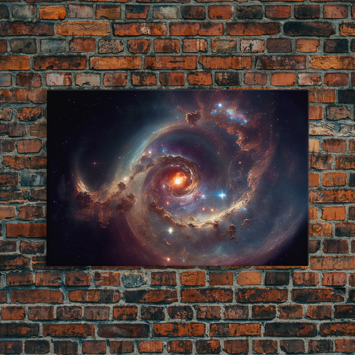 Galaxy Solar System Stars Swirl Space Fine Art Print, Wall Art Print, Wall Poster, Wall Décor