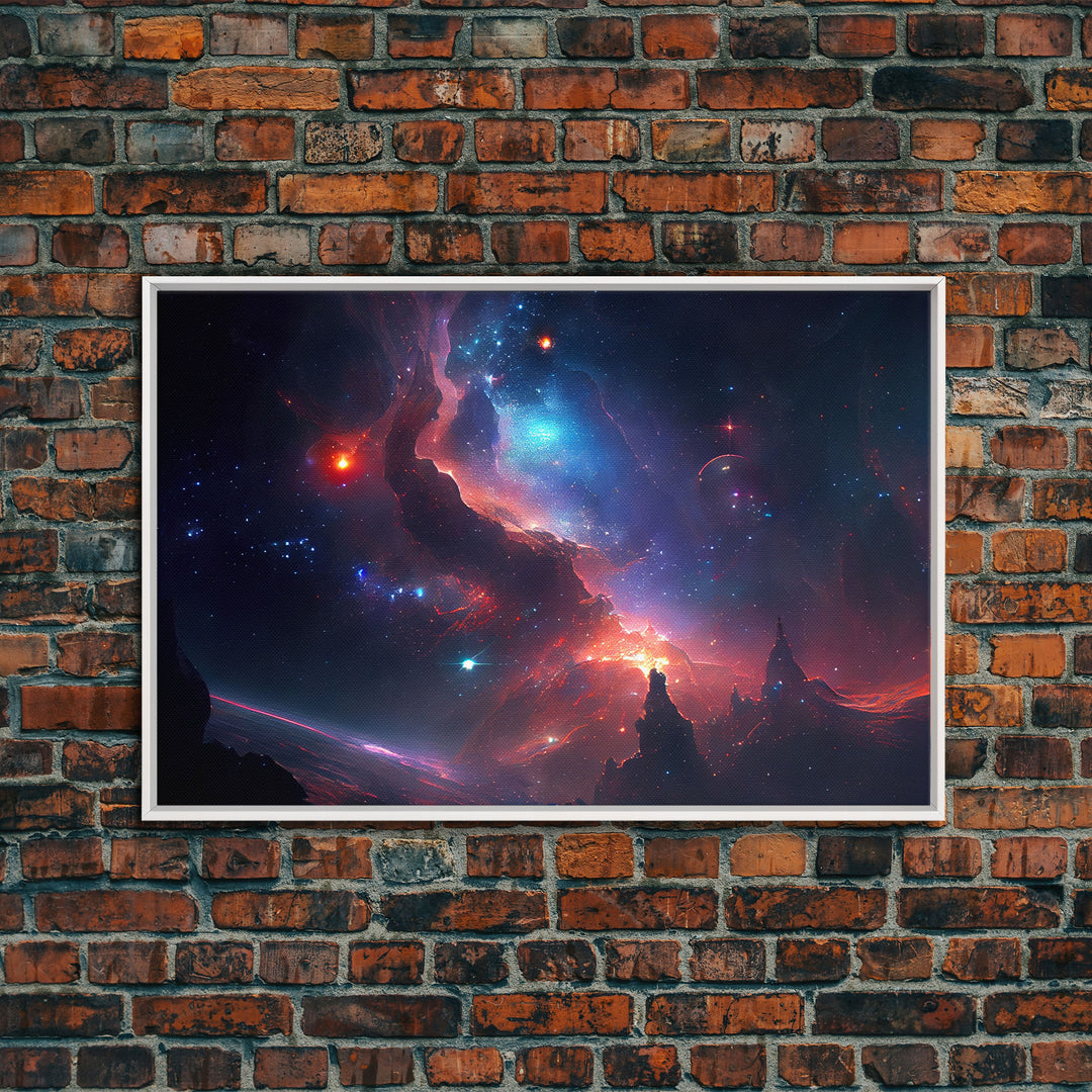 Galaxy Space Stars Universe Fine Art Print, Wall Art Print, Wall Poster, Wall Décor