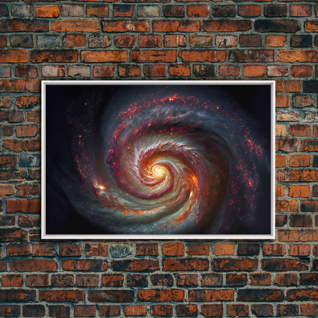 Nebula Supernova Space Swirl Of Stars Fine Art Print, Wall Art Print, Wall Poster, Wall Décor