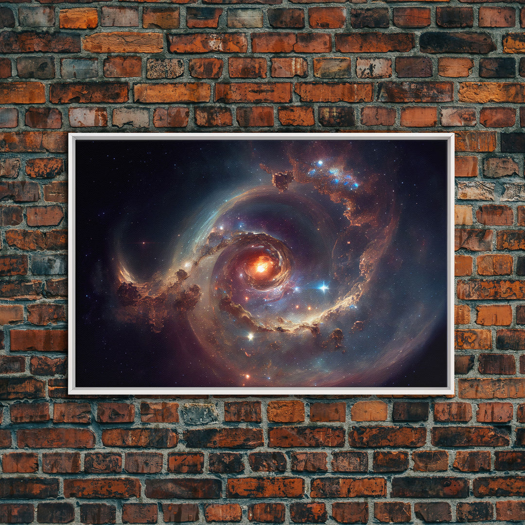 Galaxy Solar System Stars Swirl Space Fine Art Print, Wall Art Print, Wall Poster, Wall Décor