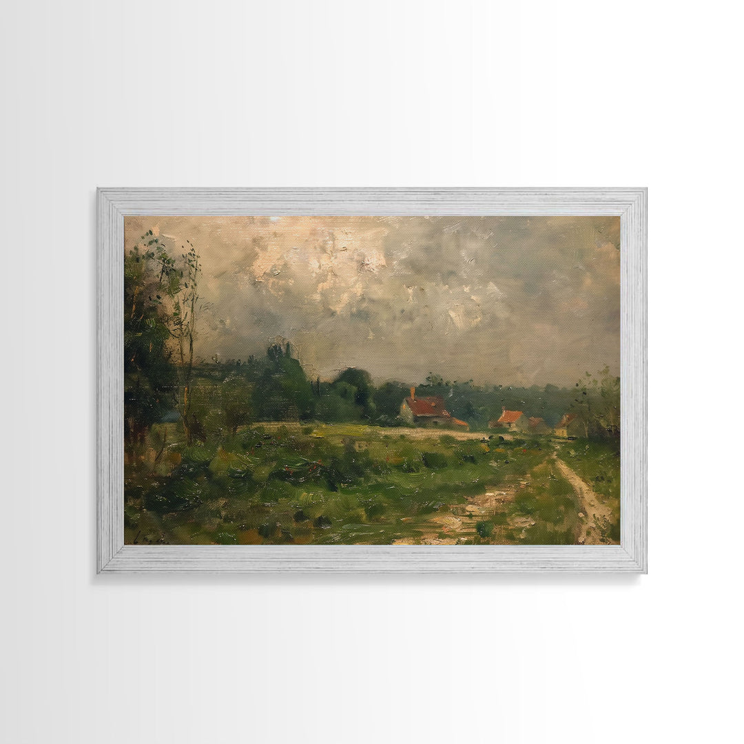 Vintage Landscape Art Print | Vintage Painting | Wall Art | Large Print | Landscape Painting | Fall Art Print | Framed Canvas Or Metal Art