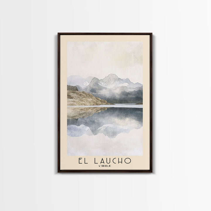 El Laucho, Chile Watercolor Print, Vacation Gift, Chile Wall Art, Beach Painting, Beach Decor, Large Wall Art, Wood Frame Art