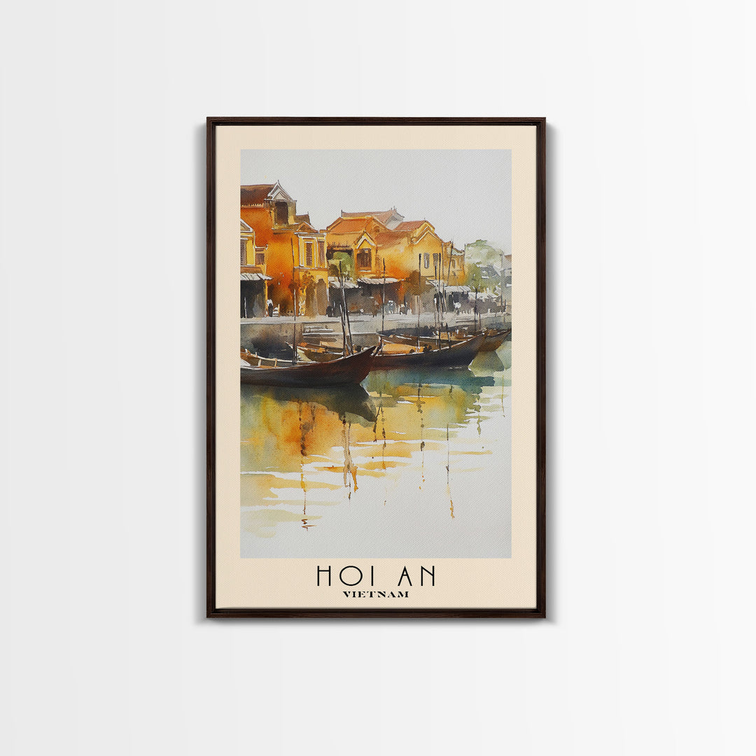 Hoi An, Vietnam Watercolor Print, Vacation Gift, Vietnam Wall Art, Vacation Wall Art, Vacatation Memories, Beach Decor, Beach Or Lakehouse Art