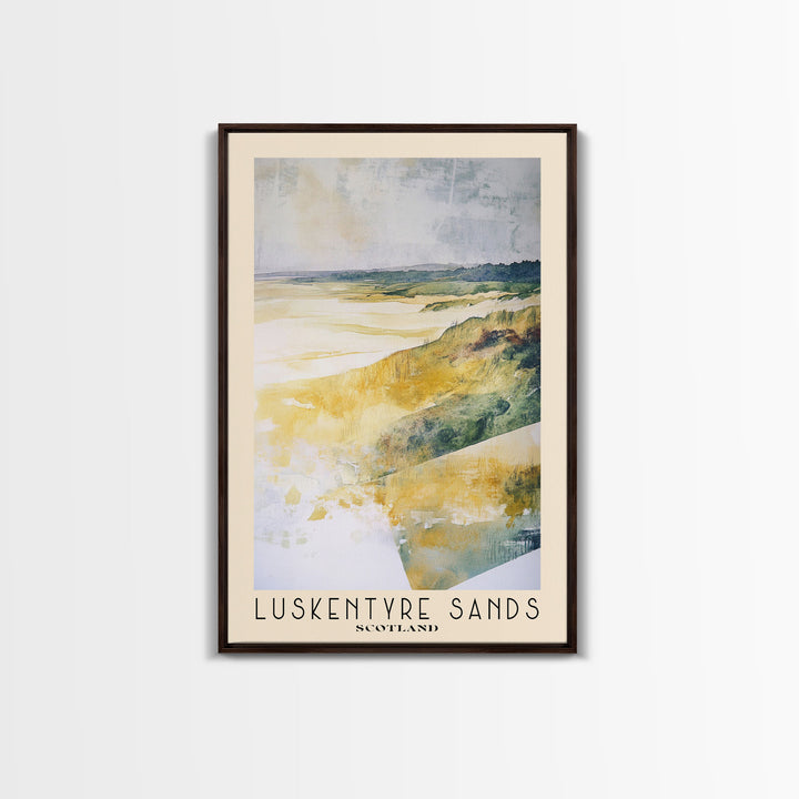 Luskentyre Sands, Scotland Watercolor Print, Vacation Gift, Scotland Wall Art, Vacation Wall Art, Vacatation Memories, Beach Decor, Beach Or Lakehouse Art