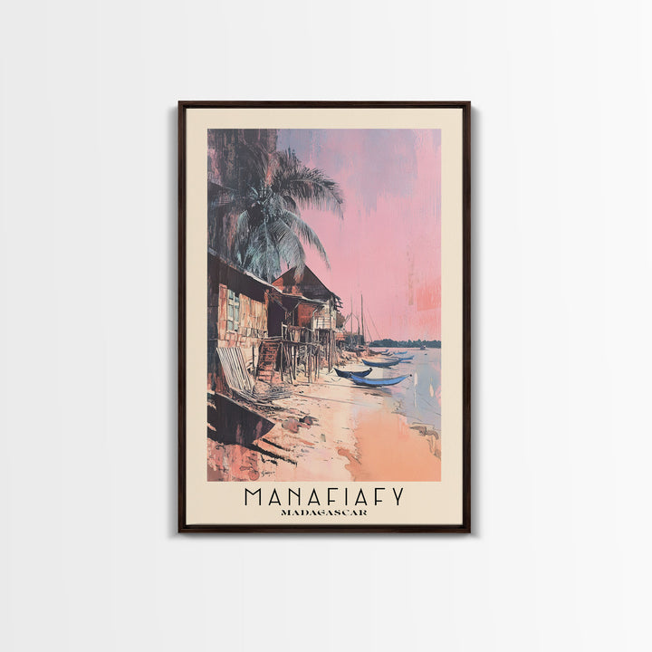 Manafiafy, Madagascar Watercolor Print, Vacation Gift, Madagascar Wall Art, Vacation Wall Art, Vacatation Memories, Beach Decor, Beach Or Lakehouse Art