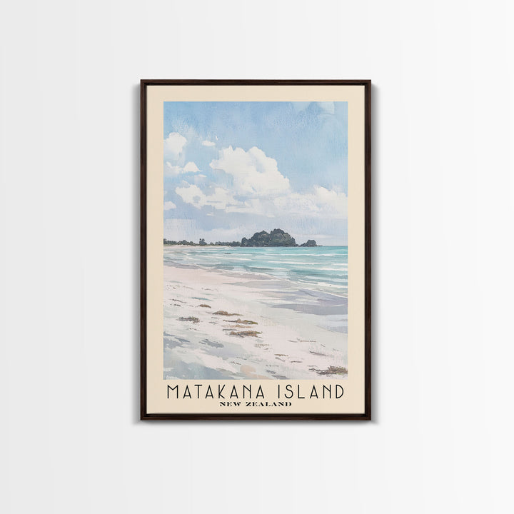 Matakana Island, New Zealand Watercolor Print, Vacation Gift, New Zealand Wall Art, Beach Painting, Beach Decor, Beach Or Lakehouse Art