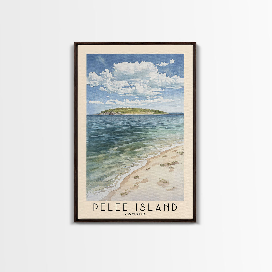 Pelee Island, Canada Watercolor Print, Vacation Gift, Canada Wall Art, Vacation Wall Art, Vacatation Memories, Beach Decor, Beach Or Lakehouse Art