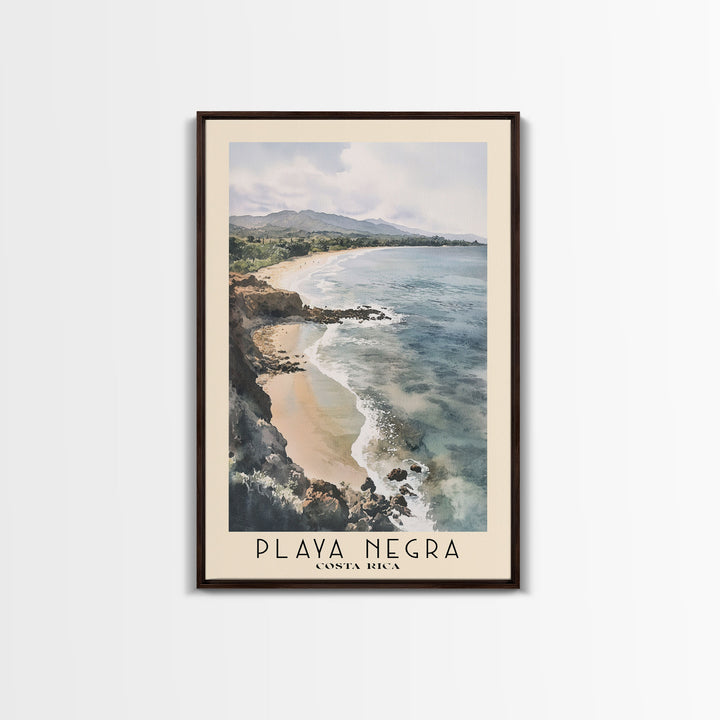 Playa Negra, Costa Rica Watercolor Print, Vacation Gift, Costa Rica Wall Art, Vacation Wall Art, Vacatation Memories, Beach Decor, Beach Or Lakehouse Art