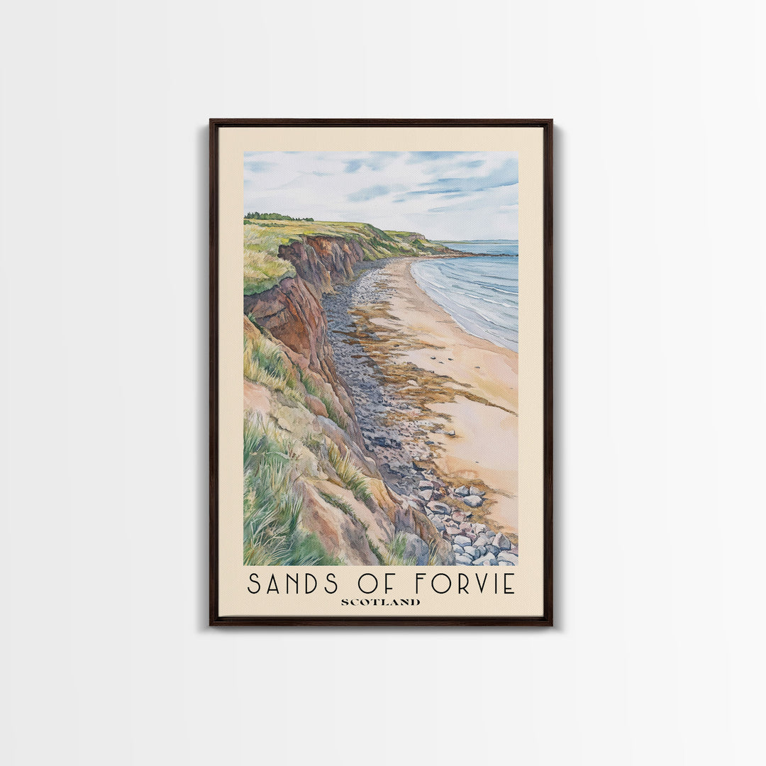 Sands of Forvie, Scotland Watercolor Print, Vacation Gift, Scotland Wall Art, Beach Painting, Beach Decor, Beach Or Lakehouse Art