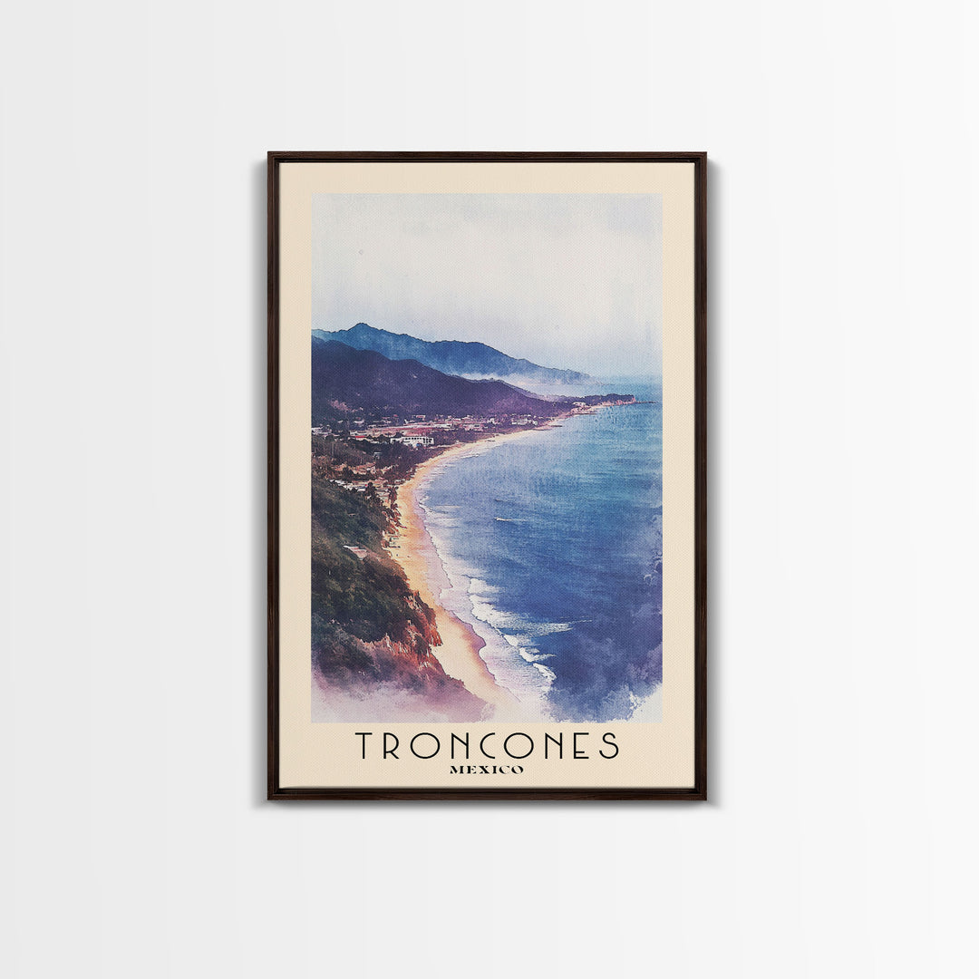 Troncones, Mexico Watercolor Print, Vacation Gift, Mexico Wall Art, Vacation Wall Art, Vacatation Memories, Beach Decor, Beach Or Lakehouse Art