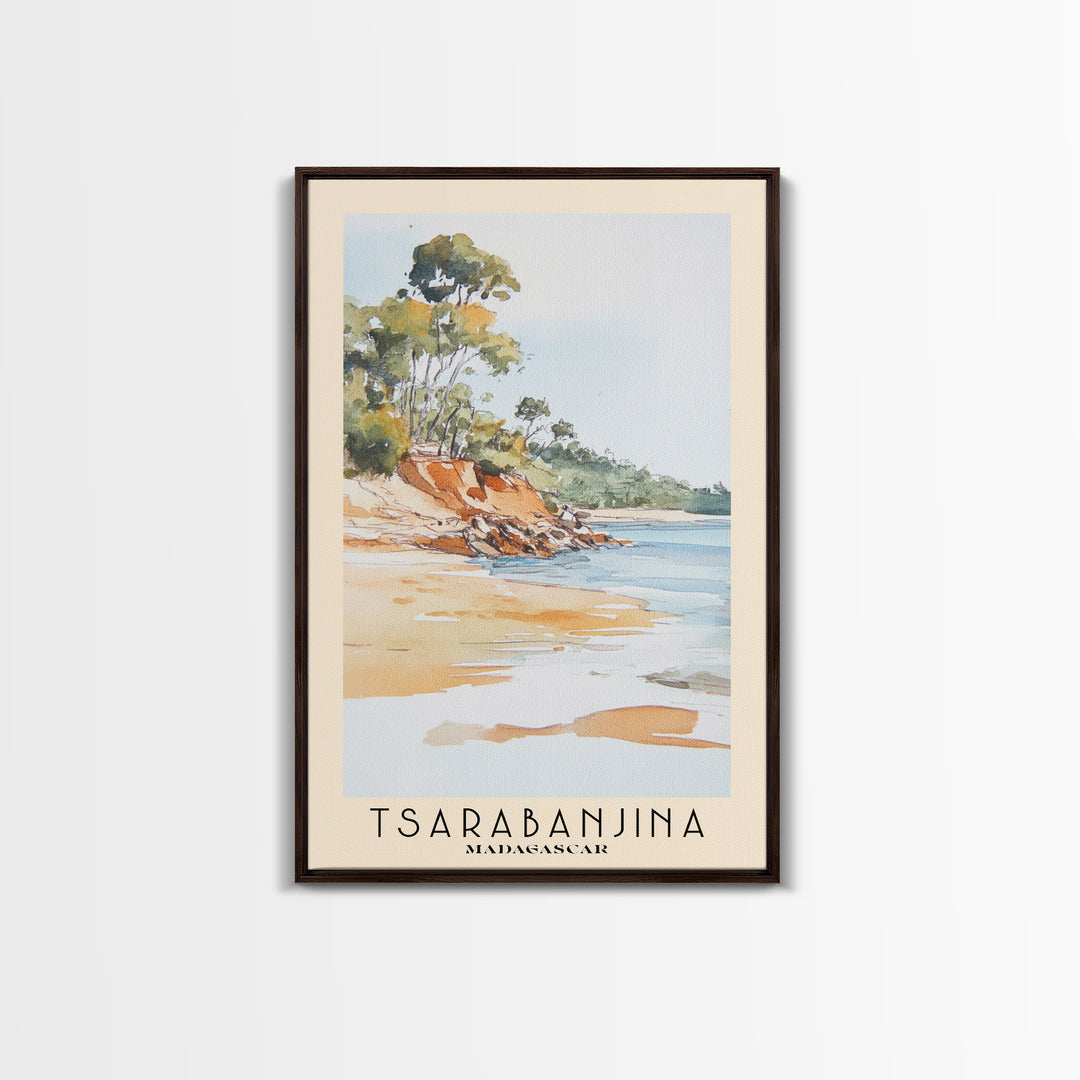 Tsarabanjina, Madagascar Watercolor Print, Vacation Gift, Madagascar Wall Art, Vacation Wall Art, Vacatation Memories, Beach Decor, Beach Or Lakehouse Art