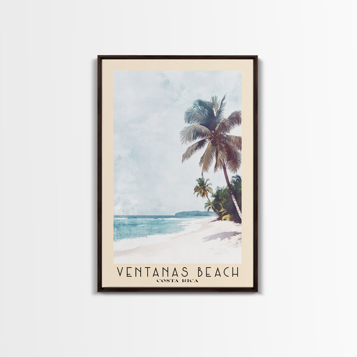 Ventanas Beach, Costa Rica Watercolor Print, Vacation Gift, Costa Rica Wall Art, Beach Painting, Beach Decor, Beach Or Lakehouse Art