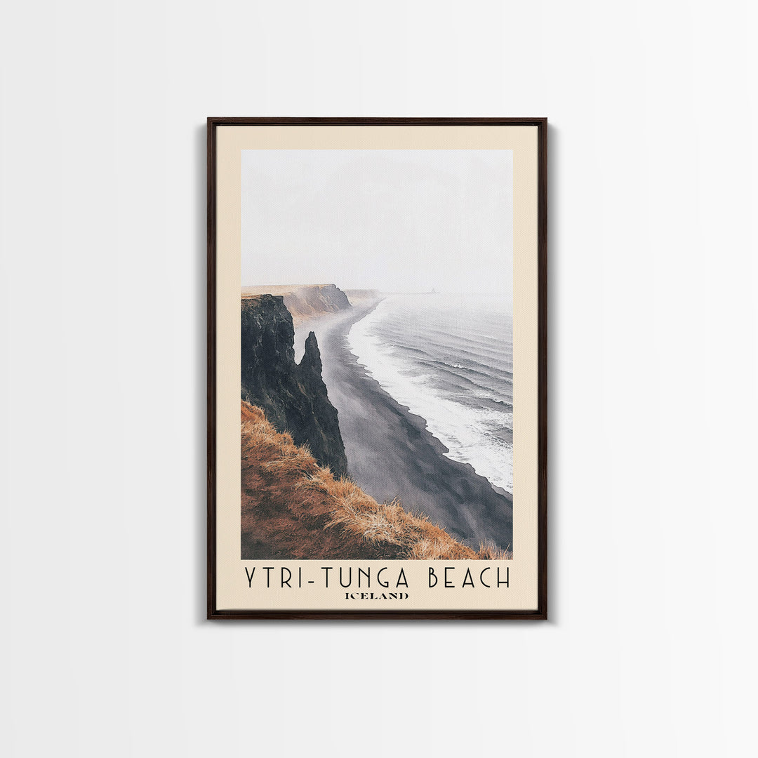 Ytri-Tunga Beach, Iceland Watercolor Print, Vacation Gift, Iceland Wall Art, Vacation Wall Art, Vacatation Memories, Beach Decor, Beach Or Lakehouse Art