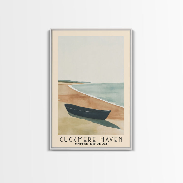 Cuckmere Haven, United Kingdom Watercolor Print, Vacation Gift, United Kingdom Wall Art, Vacation Wall Art, Vacatation Memories, Beach Decor, Beach Or Lakehouse Art