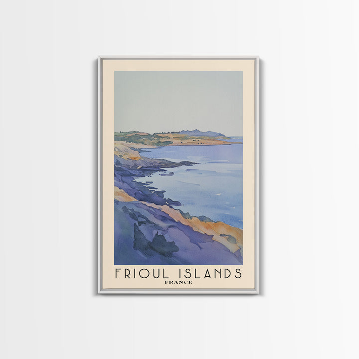 Frioul Islands, France Watercolor Print, Vacation Gift, France Wall Art, Vacation Wall Art, Vacatation Memories, Beach Decor, Beach Or Lakehouse Art