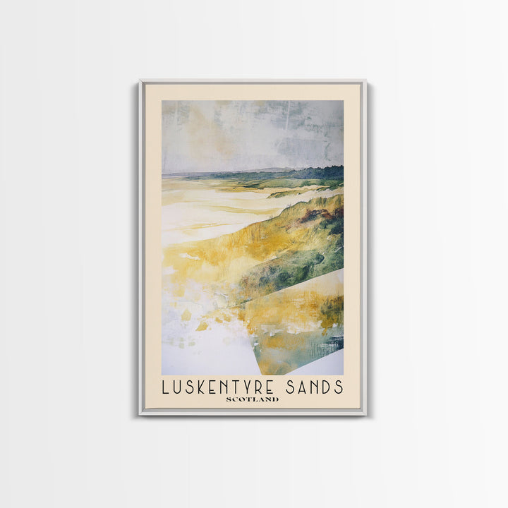 Luskentyre Sands, Scotland Watercolor Print, Vacation Gift, Scotland Wall Art, Vacation Wall Art, Vacatation Memories, Beach Decor, Beach Or Lakehouse Art