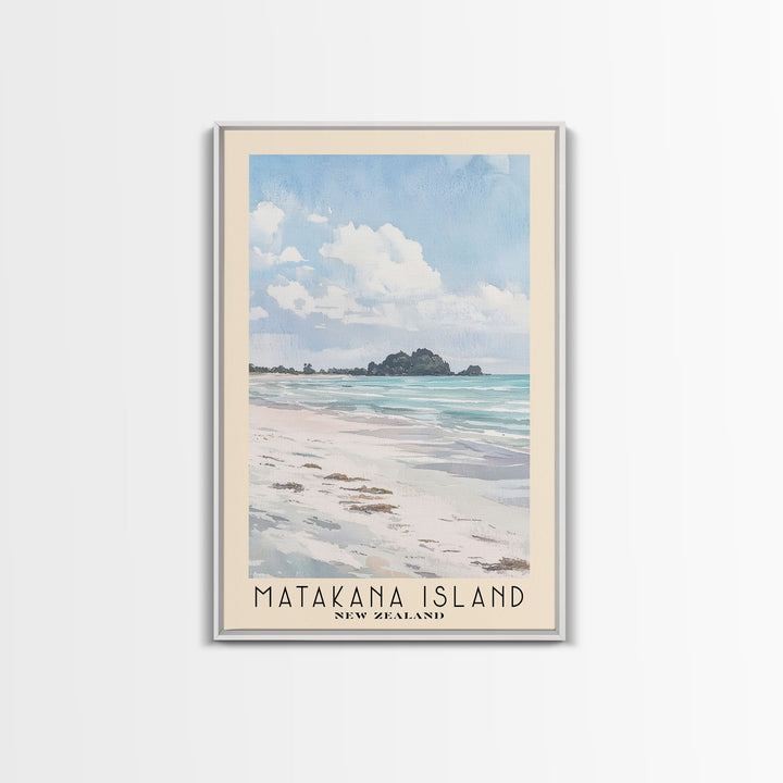 Matakana Island, New Zealand Watercolor Print, Vacation Gift, New Zealand Wall Art, Beach Painting, Beach Decor, Beach Or Lakehouse Art