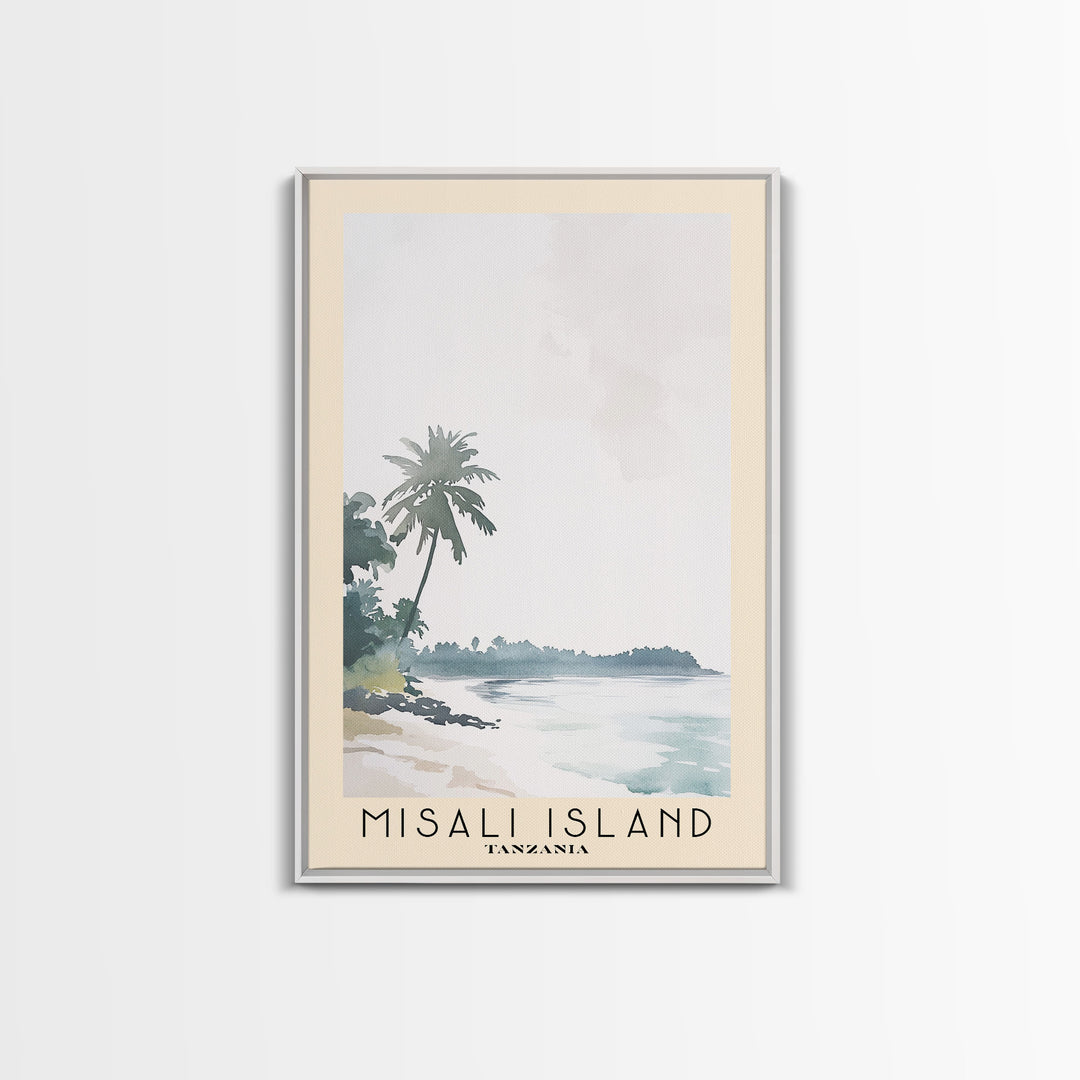 Misali Island, Tanzania Watercolor Print, Vacation Gift, Tanzania Wall Art, Vacation Wall Art, Vacatation Memories, Beach Decor, Beach Or Lakehouse Art