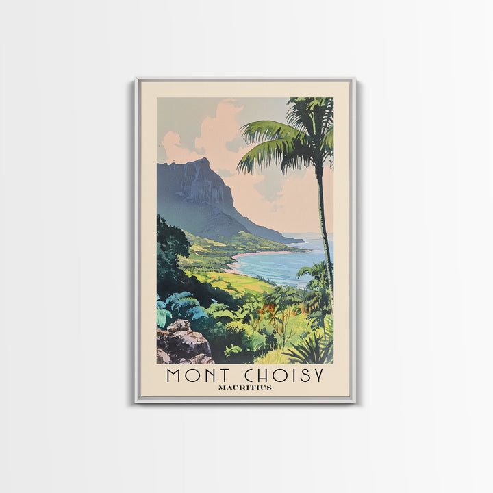 Mont Choisy, Mauritius Watercolor Print, Vacation Gift, Mauritius Wall Art, Beach Painting, Beach Decor, Beach Or Lakehouse Art