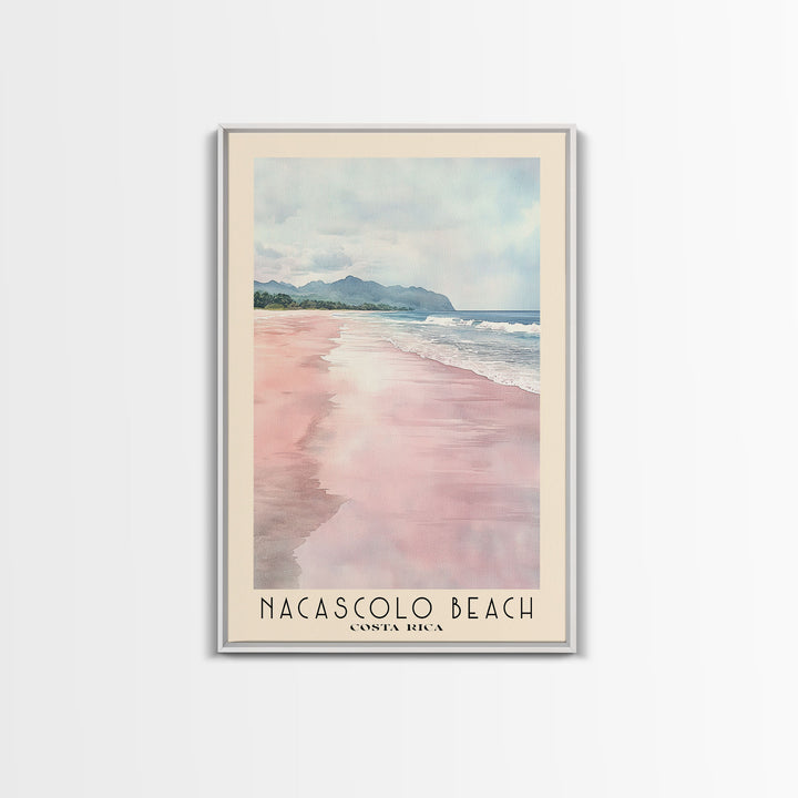 Nacascolo Beach, Costa Rica Watercolor Print, Vacation Gift, Costa Rica Wall Art, Vacation Wall Art, Vacatation Memories, Beach Decor, Beach Or Lakehouse Art