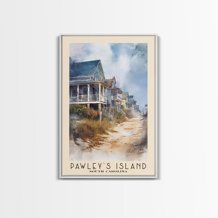 Pawley's Island, South Carolina Watercolor Print, Vacation Gift, South Carolina Wall Art, Beach Painting, Beach Decor, Beach Or Lakehouse Art