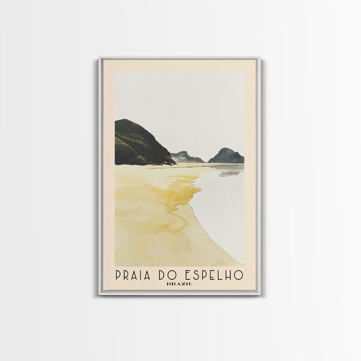 Praia do Espelho, Brazil Watercolor Print, Vacation Gift, Brazil Wall Art, Vacation Wall Art, Vacatation Memories, Beach Decor, Beach Or Lakehouse Art