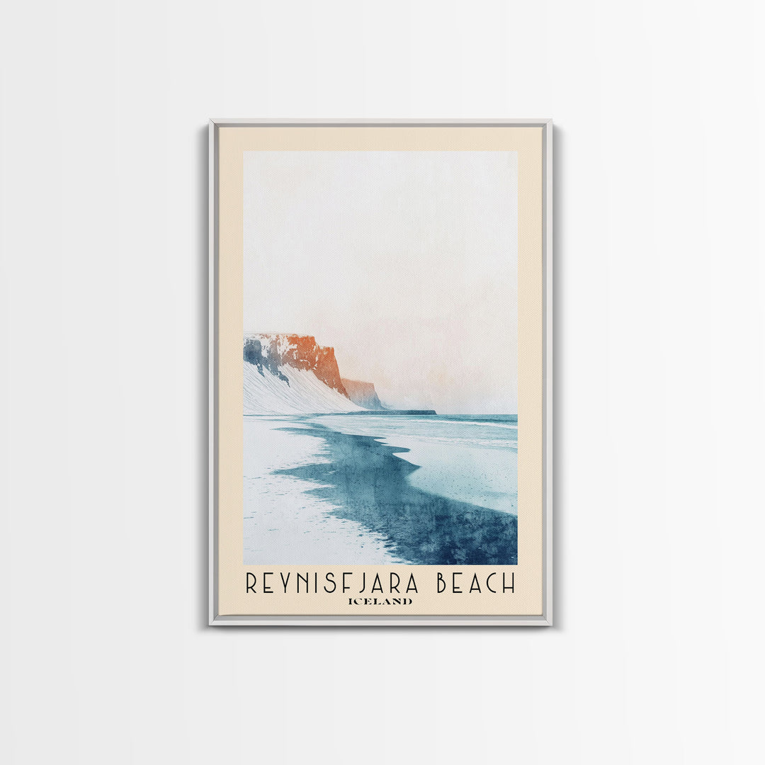 Reynisfjara Beach, Iceland Watercolor Print, Vacation Gift, Iceland Wall Art, Beach Painting, Beach Decor, Beach Or Lakehouse Art