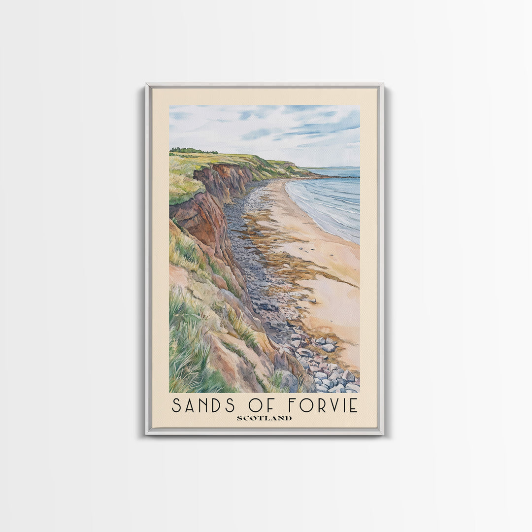 Sands of Forvie, Scotland Watercolor Print, Vacation Gift, Scotland Wall Art, Beach Painting, Beach Decor, Beach Or Lakehouse Art