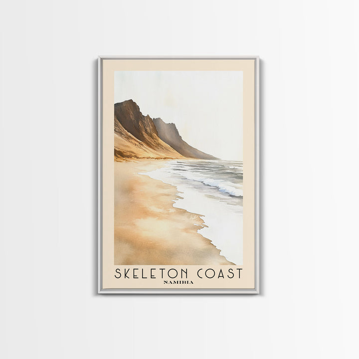 Skeleton Coast, Namibia Watercolor Print, Vacation Gift, Namibia Wall Art, Vacation Wall Art, Vacatation Memories, Beach Decor, Beach Or Lakehouse Art