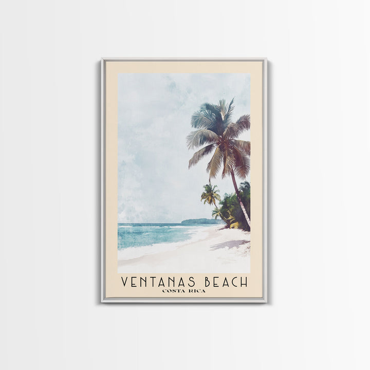 Ventanas Beach, Costa Rica Watercolor Print, Vacation Gift, Costa Rica Wall Art, Beach Painting, Beach Decor, Beach Or Lakehouse Art